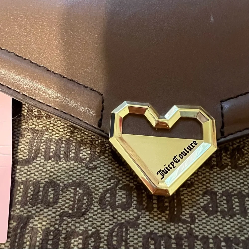Juicy Couture‎ Brown Chestnut Chino and Tan Modern Chic Satchel Handbag